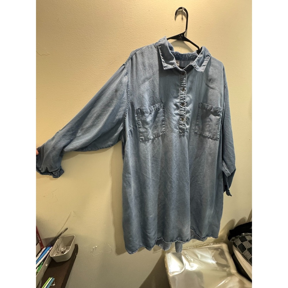 TERRA SKY - BLUE DRESS - SIZE 3X (23W-26W)